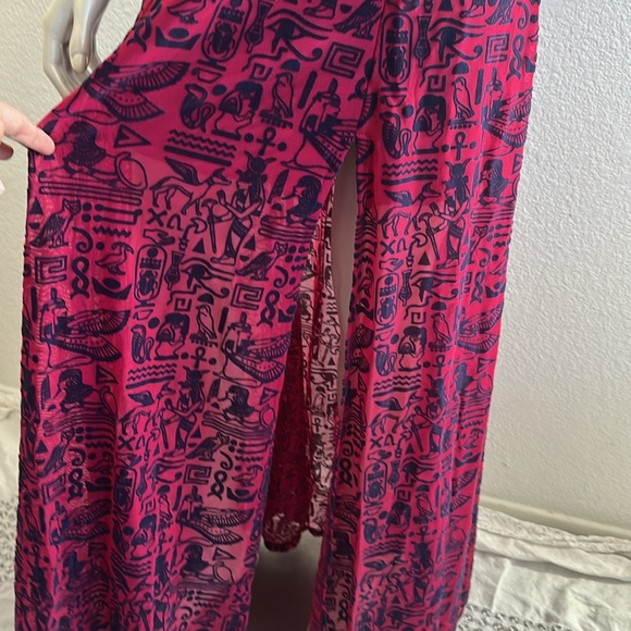NWT BlackMilk Hieroglyphics Jewel 3/4 Sleeve Maxi Dress - Picture 10 of 12